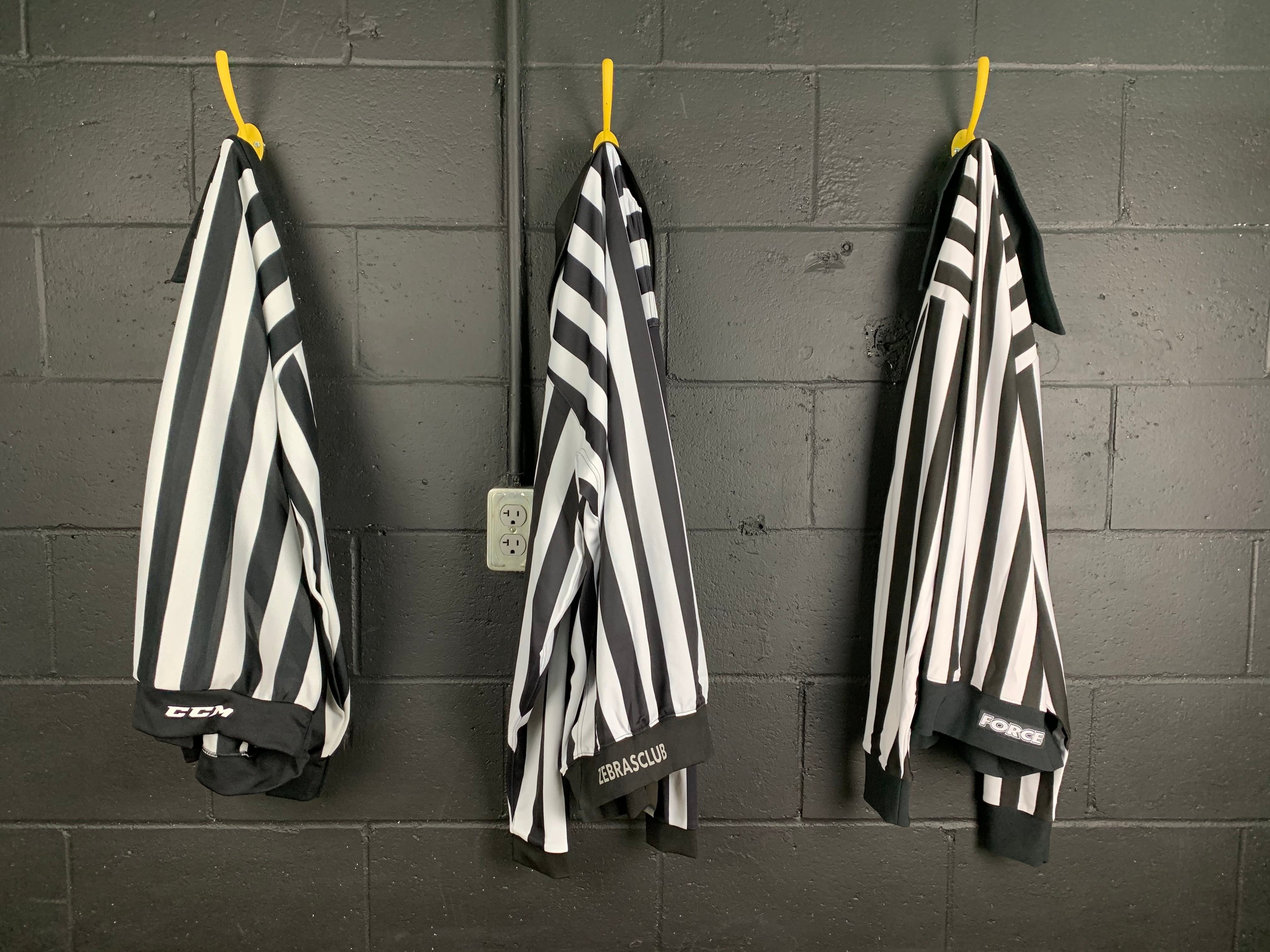 CCM, Zebrasclub and Force Hockey referee jersey sweater