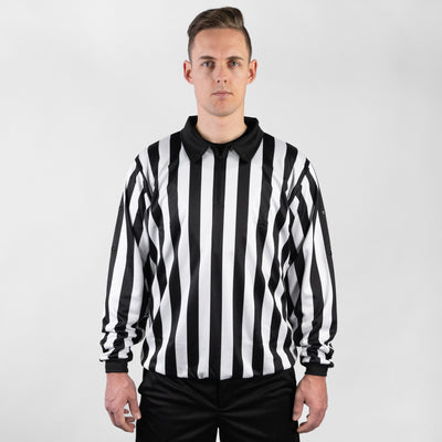 Zebrasclub ZL1 hockey referee jersey with snaps