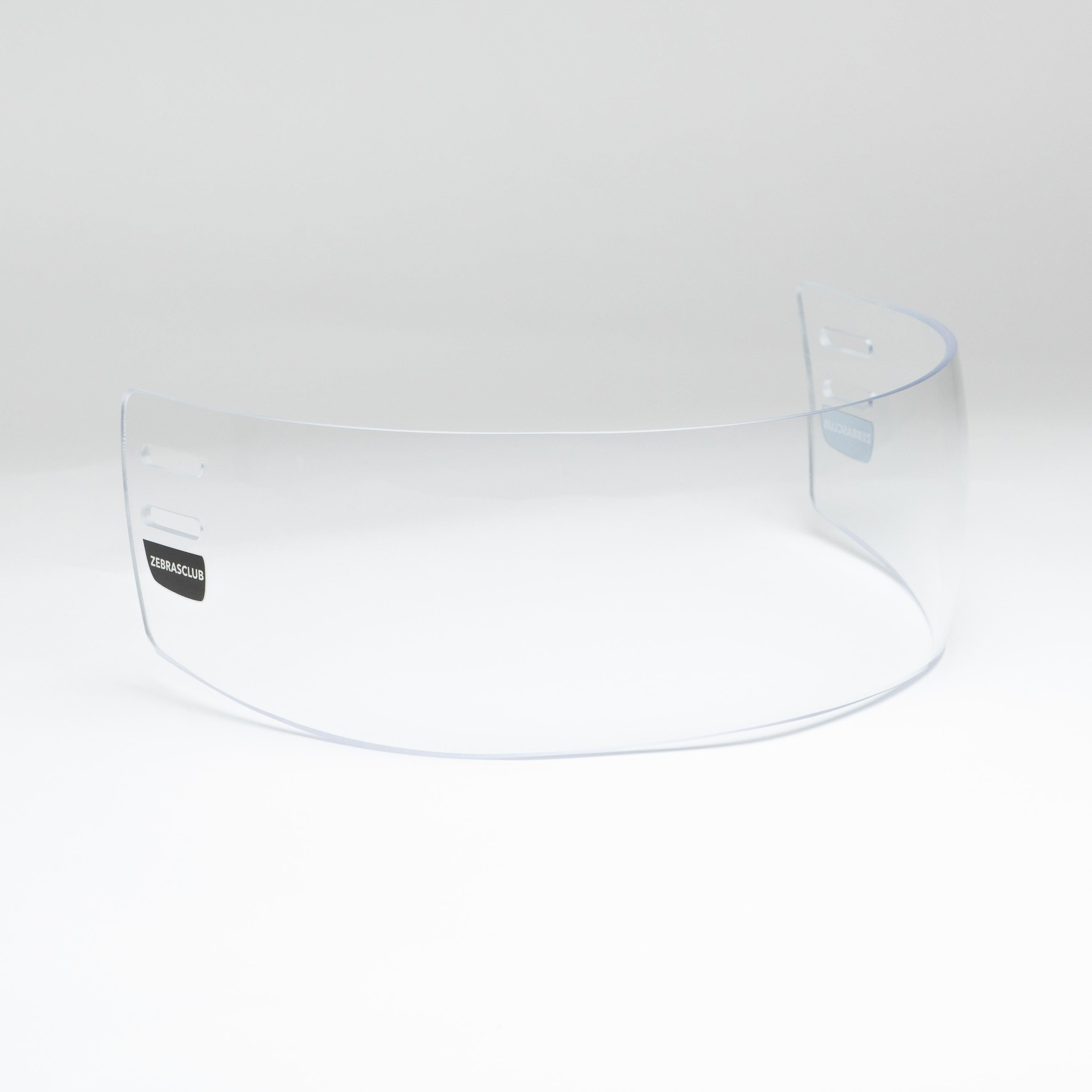 Zebrasclub ZVG2 Straight Cut Clear Hockey Visor