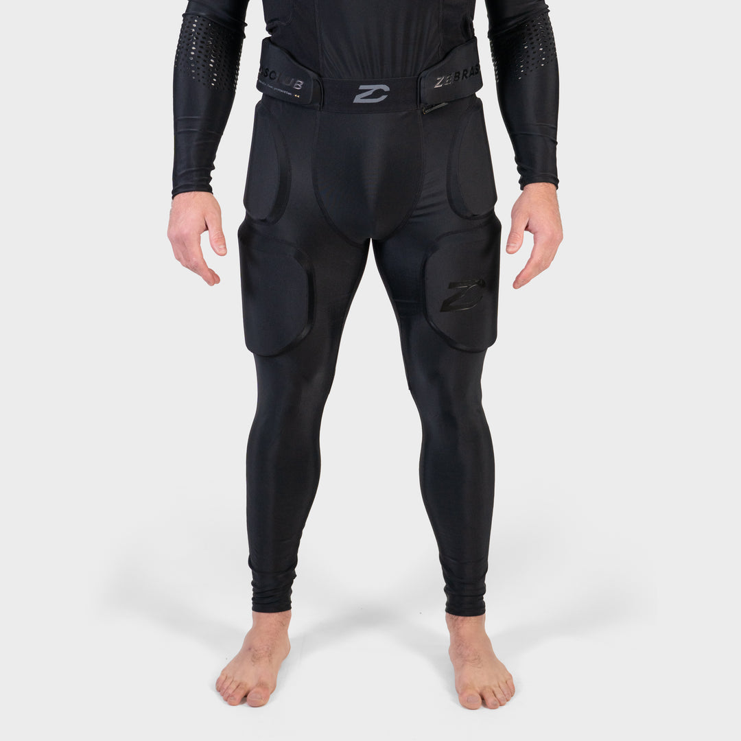 Zebrasclub ZG-PRO hockey officiating protective girdle pants with integrated cup