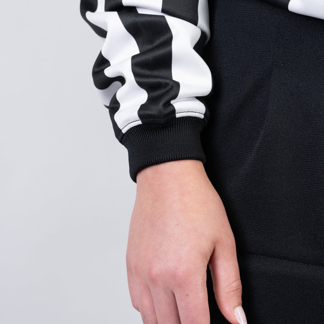 Zebrasclub ZL-PRO-W womens hockey officiating jersey with snaps cuffs