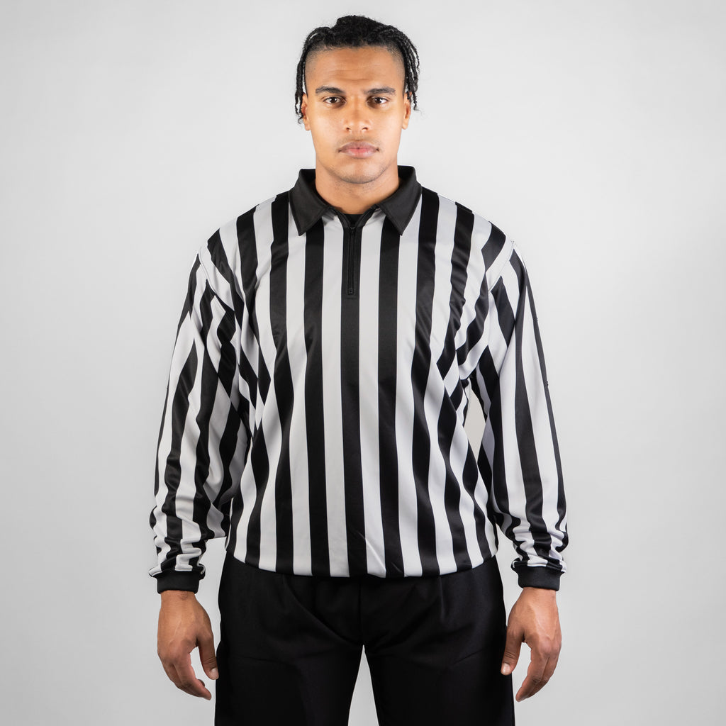 ZEBRASCLUB ZL-PRO HOCKEY REFEREE JERSEY WITH SNAPS - LINESMAN
