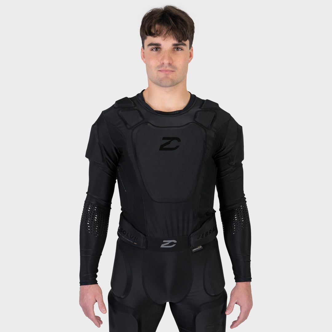 Zebrasclub ZPS-PRO long sleeve hockey officiating padded/protective shirt
