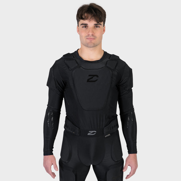 Zebrasclub ZPS-PRO long sleeve hockey officiating padded/protective shirt
