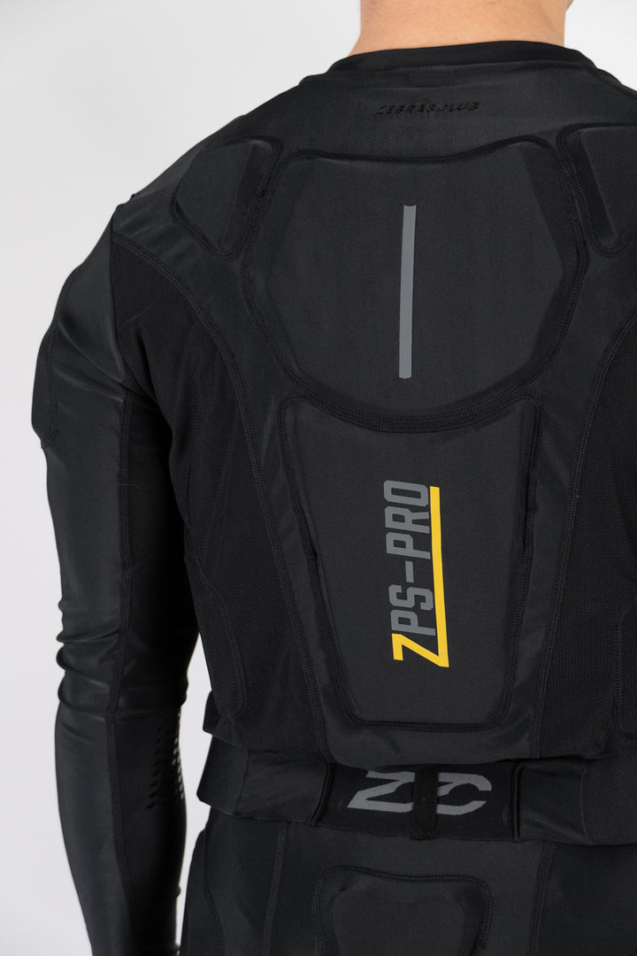 Zebrasclub ZPS-PRO long sleeve hockey officiating padded shirt back foam protection