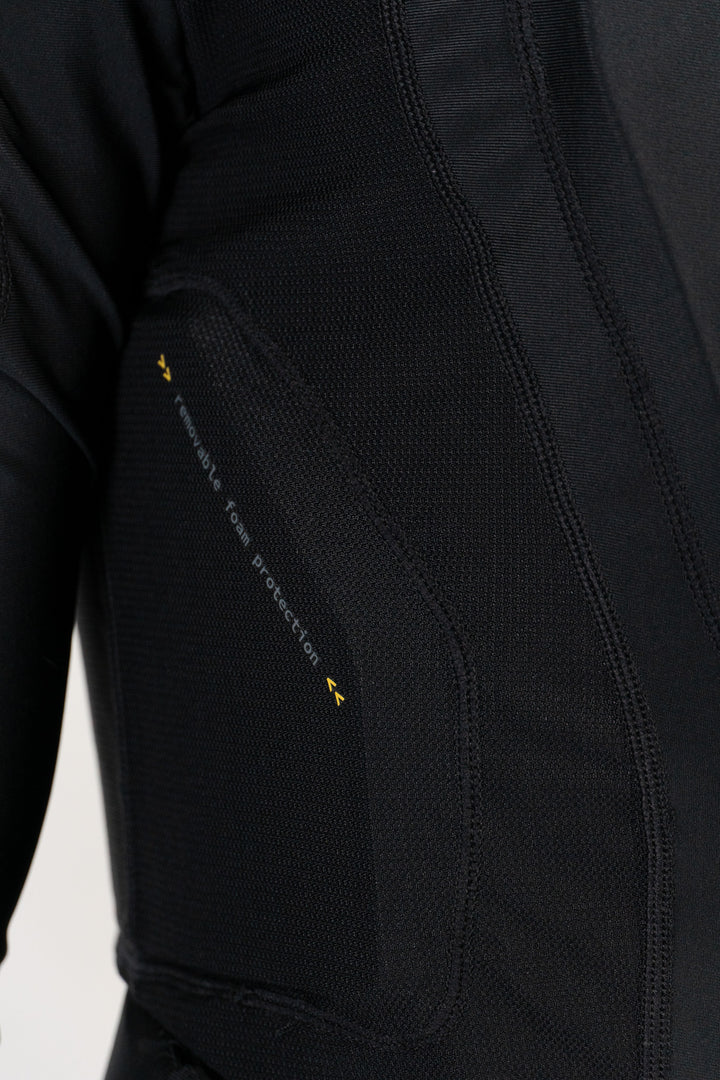 Zebrasclub ZPS-PRO long sleeve hockey officiating padded shirt removable padding