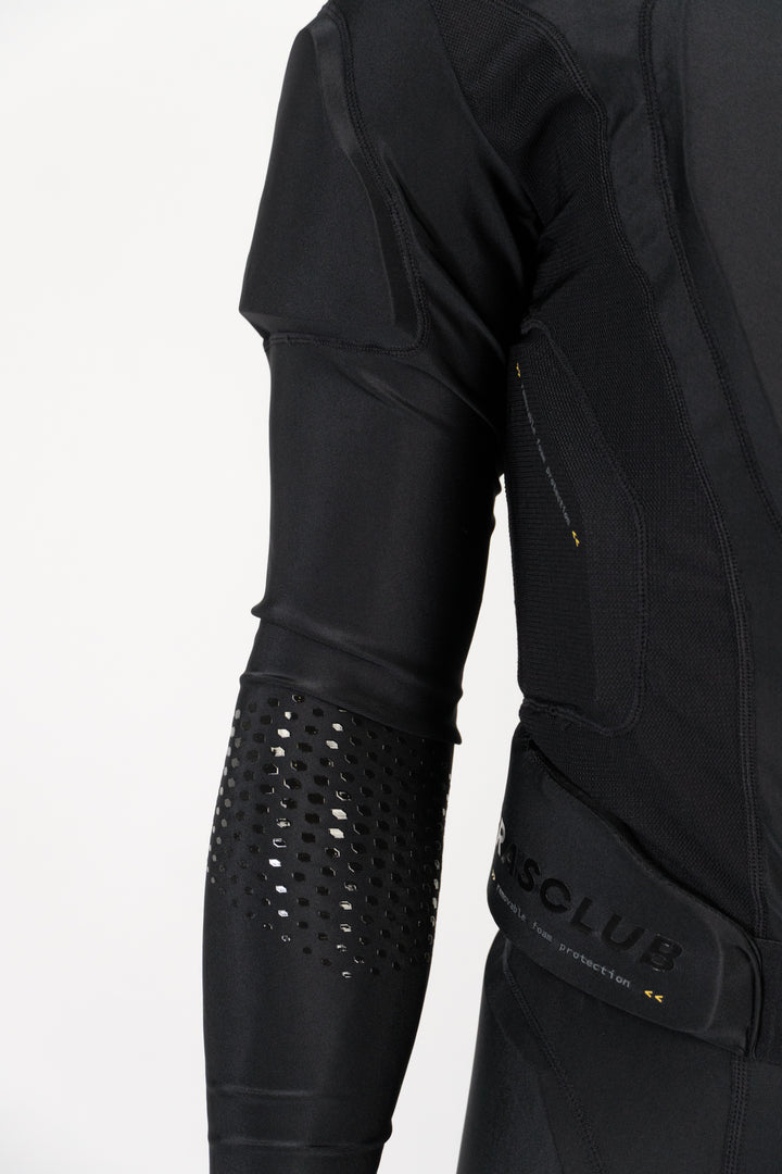 Zebrasclub ZPS-PRO long sleeve hockey officiating padded shirt forearm grip