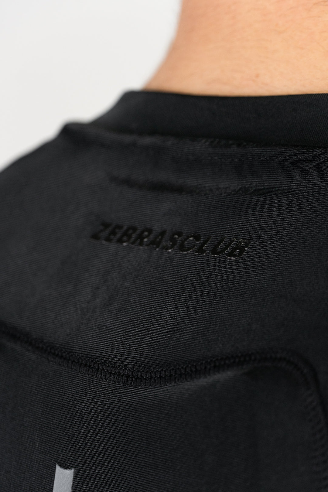 Zebrasclub ZPS-PRO long sleeve hockey officiating padded shirt back logo