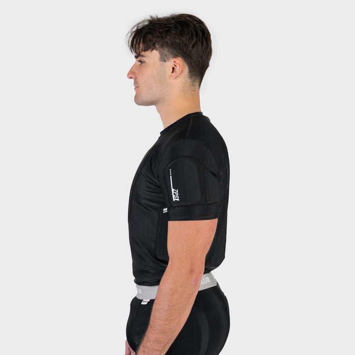 Zebrasclub ZPS1 hockey referee padded protective shirt side view