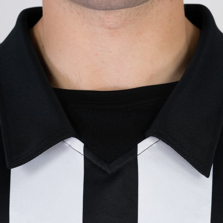 Zebrasclub ZLE hockey officiating jersey nhl style linesperson collar no zipper