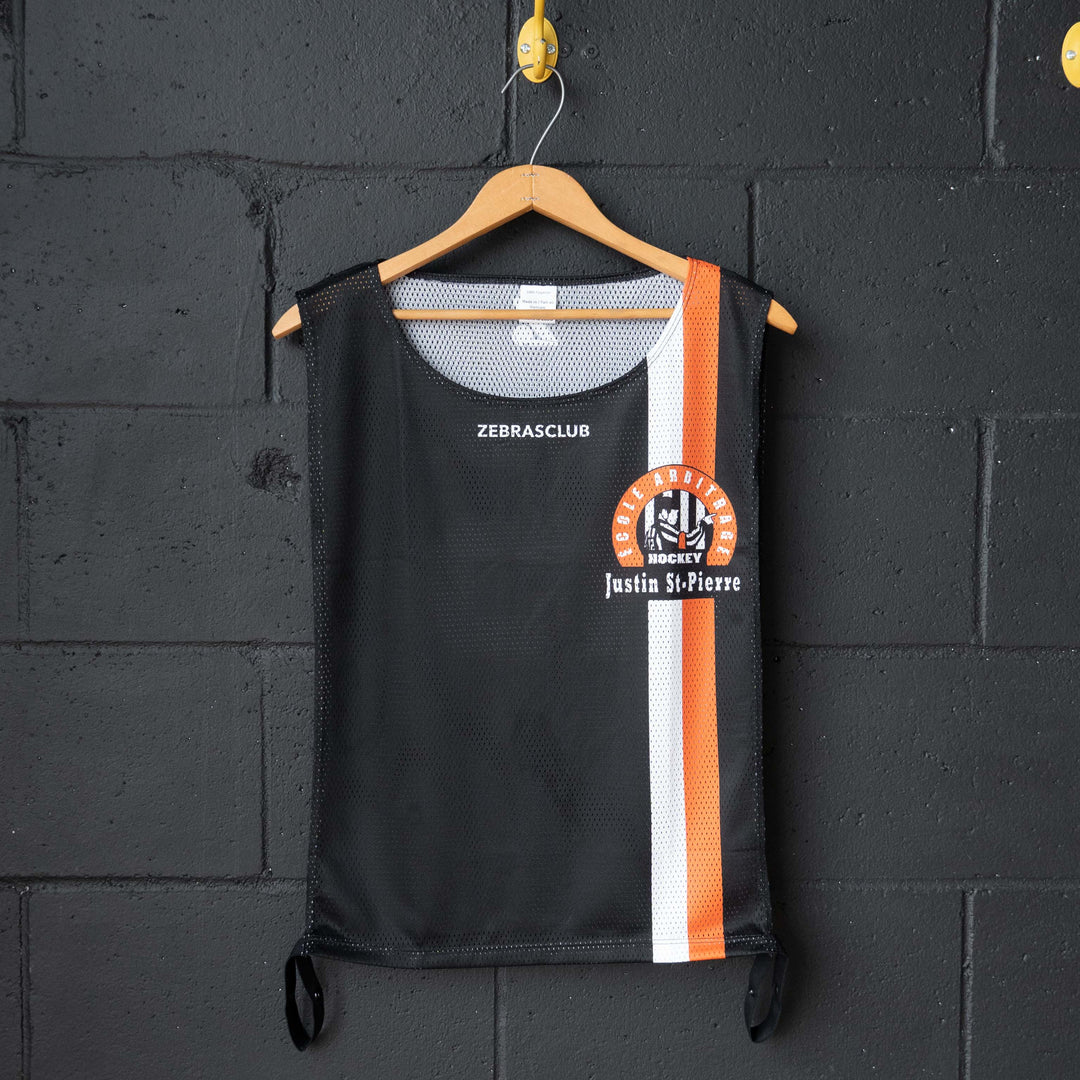 Zebrasclub hockey referee bib