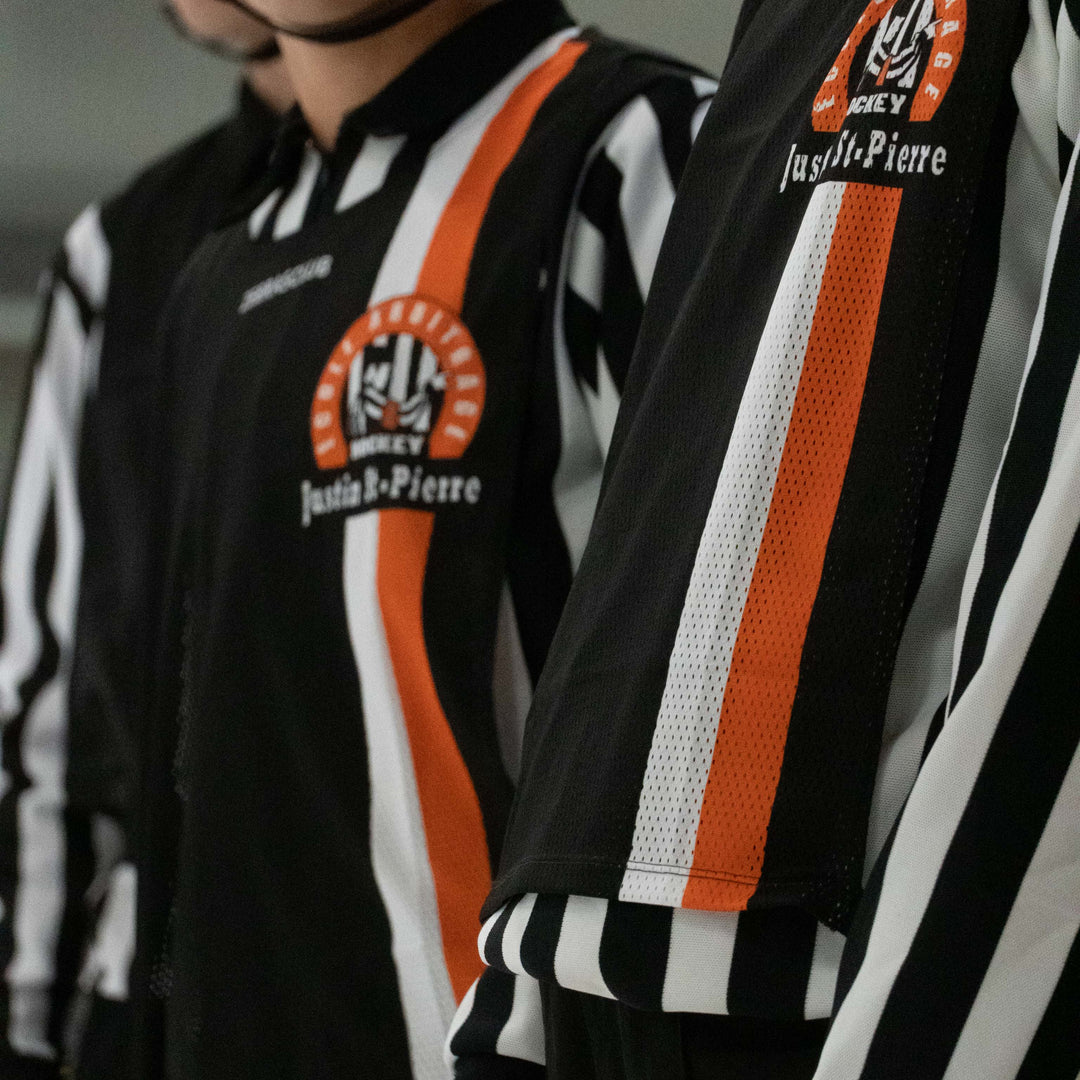 Zebrasclub hockey referee bib group