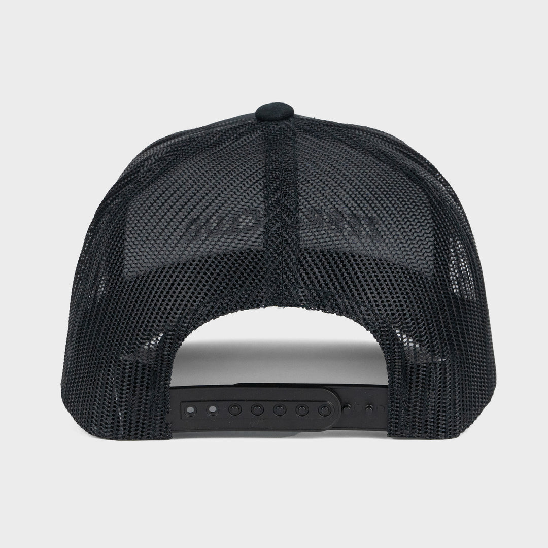 Zebrasclub snapback hat black back