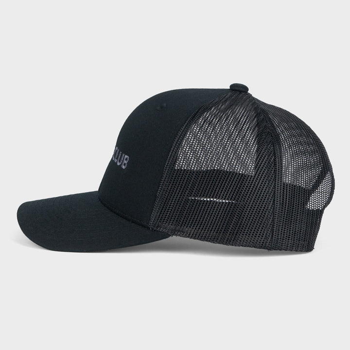 Zebrasclub snapback hat black side