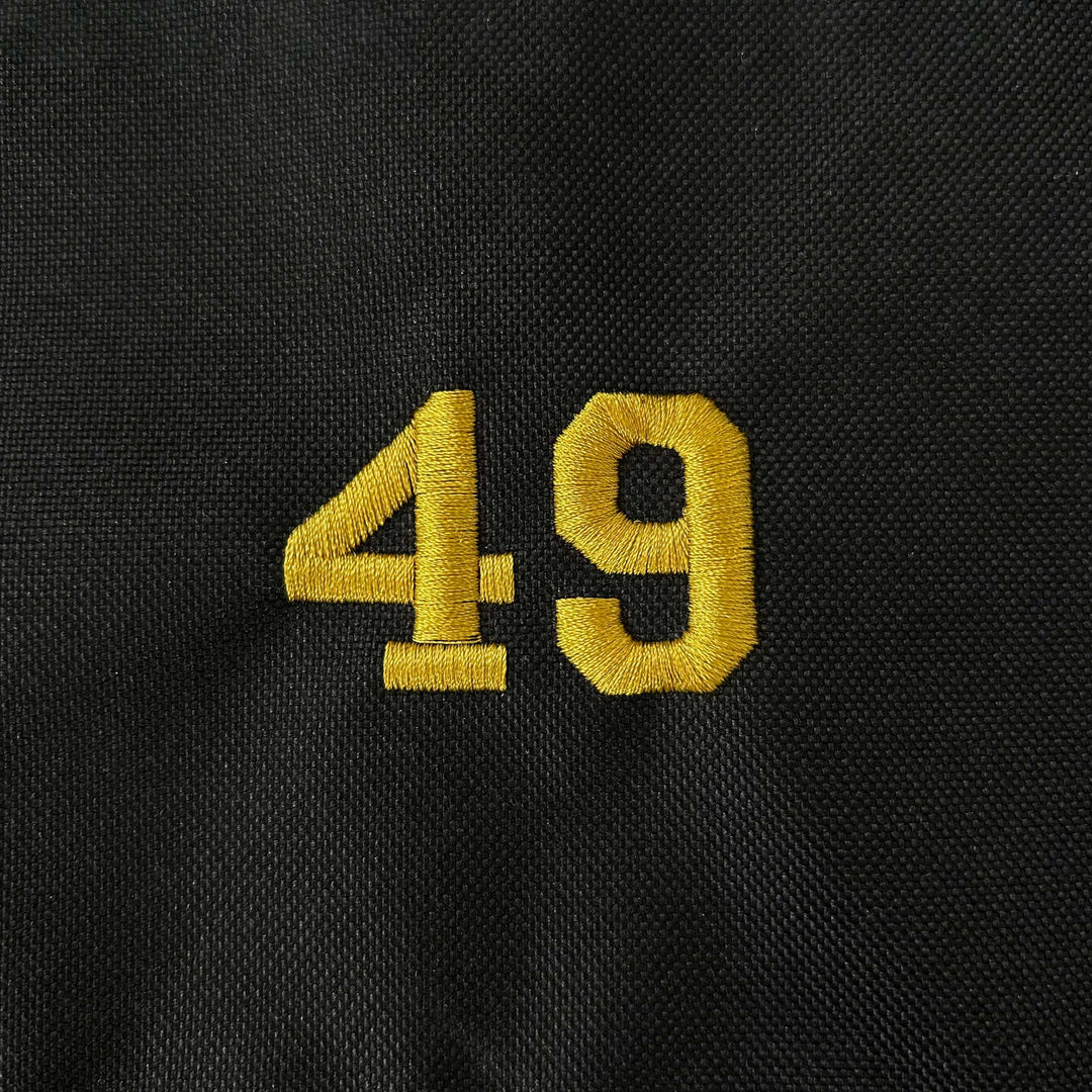 custom embroidered number