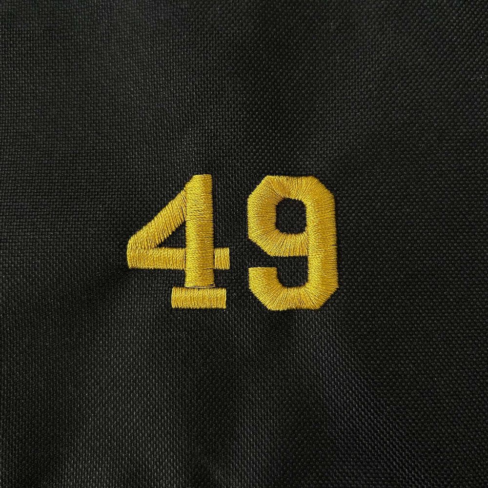 custom embroidered number