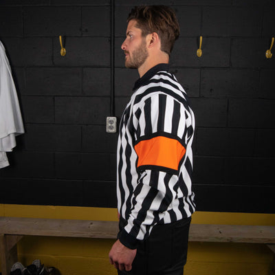 CCM-PRO-150-referee-jersey-orange-armbands-side