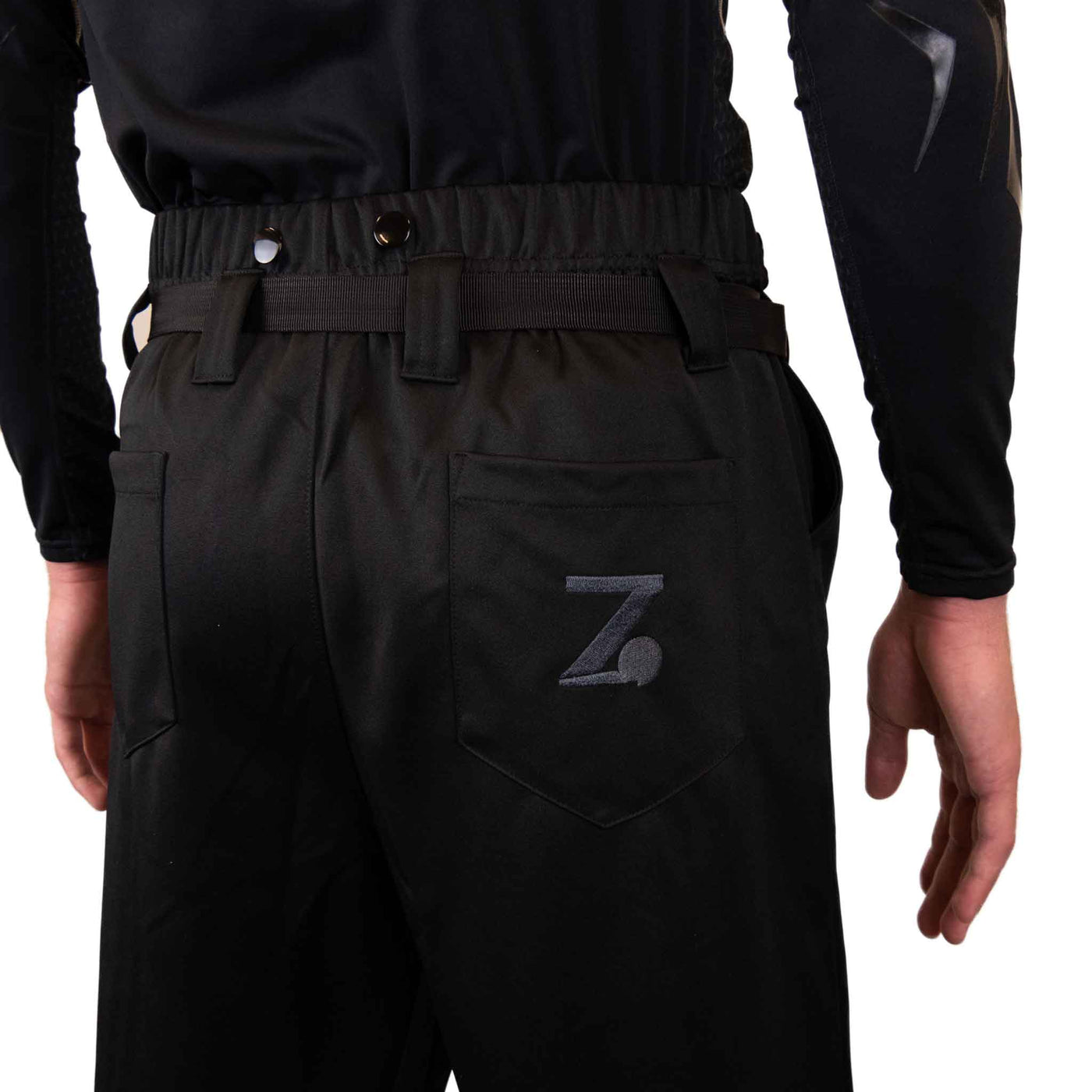 Zebrasclub ZP1 hockey referee pants back logo