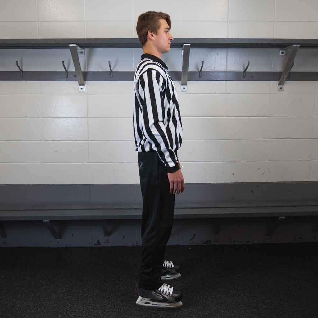 Zebrasclub beginner hockey referee kit right view