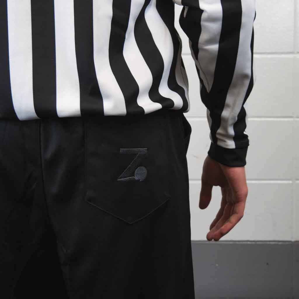 Zebrasclub beginner hockey referee kit pants logo