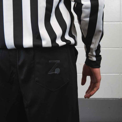 Zebrasclub ZC4 beginner hockey referee kitback logo on pants