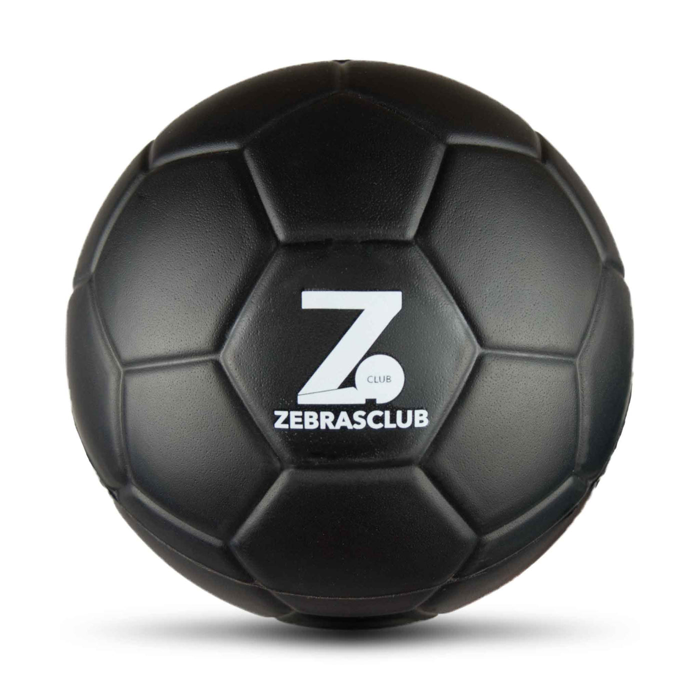 Zebrasclub 15cm Black Foam Ball Front Close