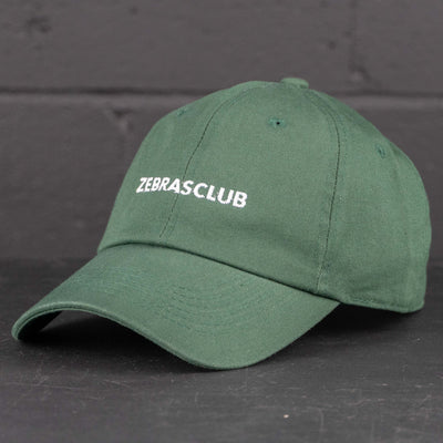Zebrasclub baseball cap hunter green