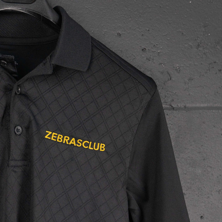 Zebrasclub hockey referee polo shirt embroidery