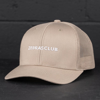 Zebrasclub snapback cap beige